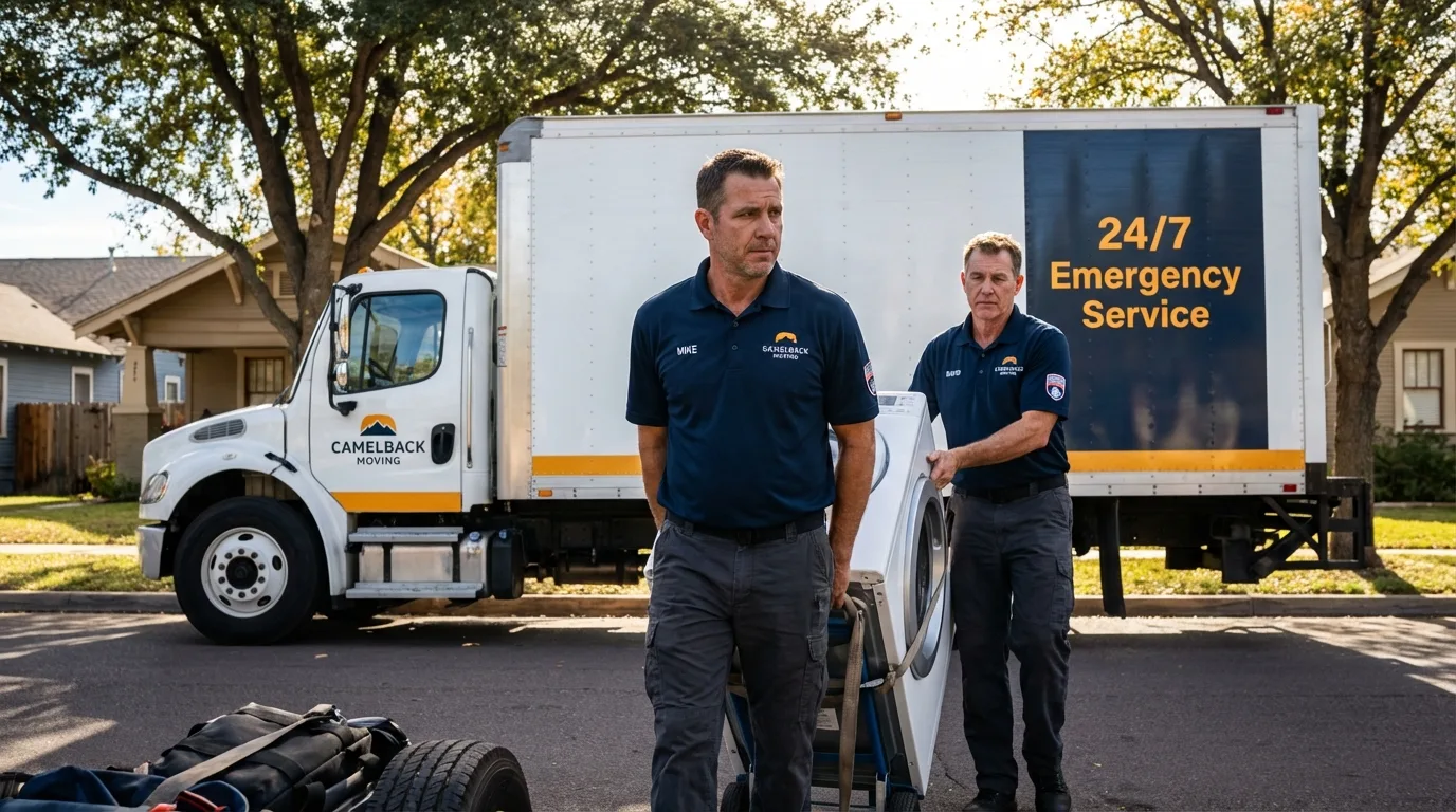 CamelBack Moving crew loading furniture in East Brunswick, NJ