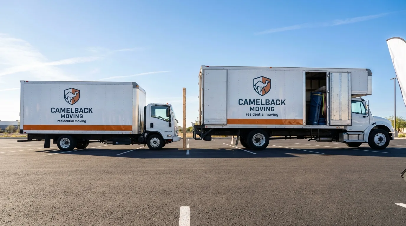 Moving truck size capacity guide in East Brunswick